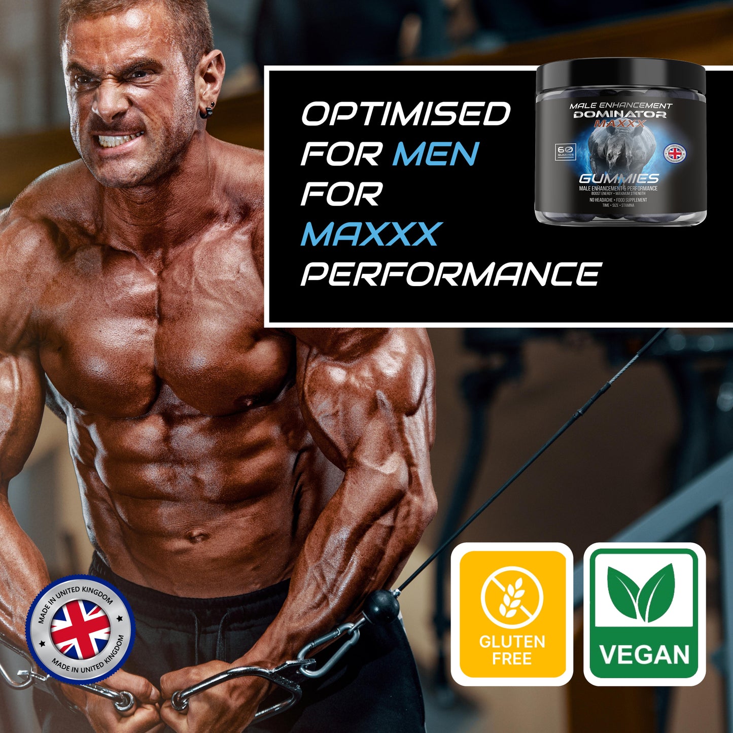 Dominator Maxx Male Performance Gummies